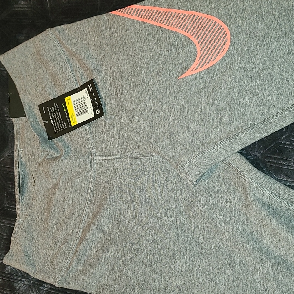 Nike DRI-FIT training leggings, pinkish nike logo S